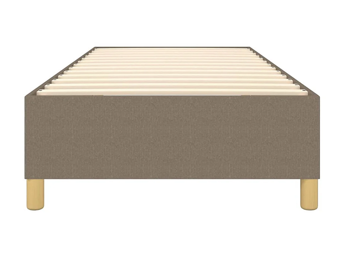 Sommier cadre à lattes de lit Taupe 90x190 cm Tissu UOP97636