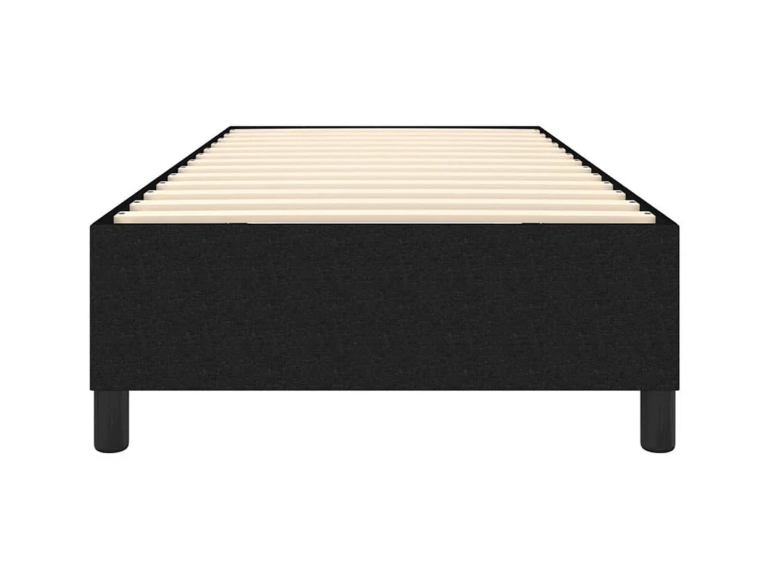 Somier de láminas- 80x200 cm de tela negro ES68139
