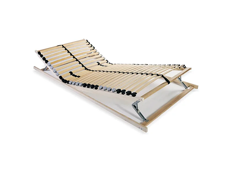 Somier de láminas con 28 listones 7 regiones 70x200 cm ES349251