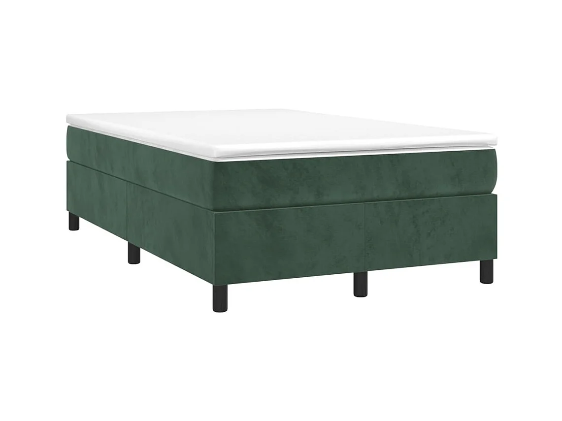 Cama - 120x200 cm veludo verde-escuro PT544972