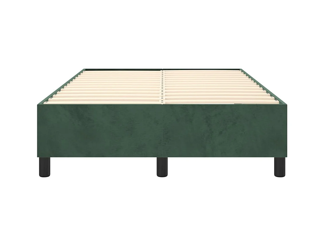 Cama - 120x200 cm veludo verde-escuro PT544972
