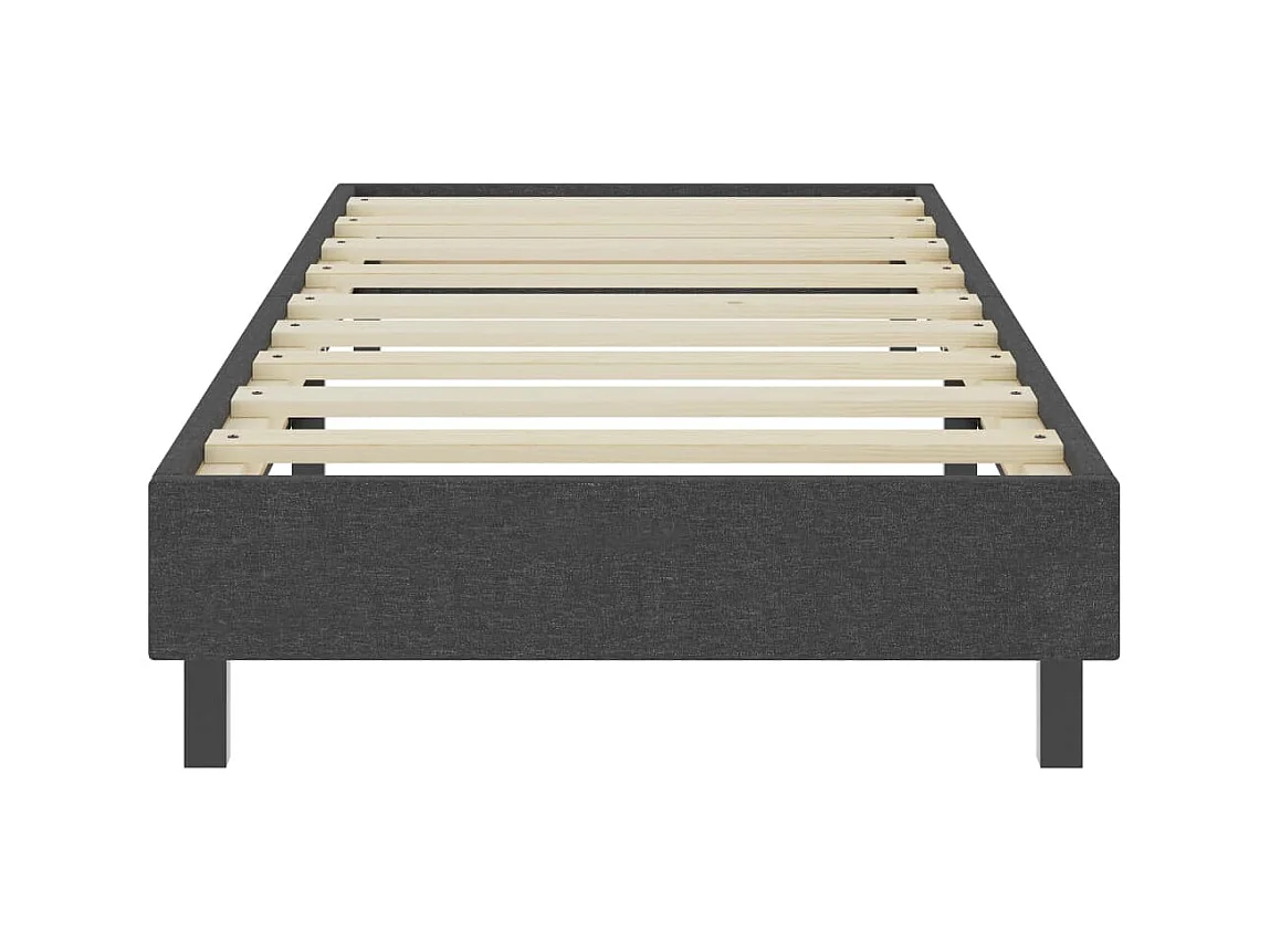 Boxspring stof donkergrijs 80x200 cm NL680288