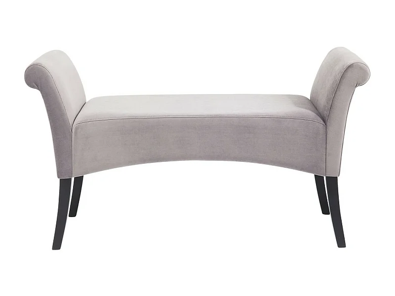 Banquette Motley Velvet Silvergrey