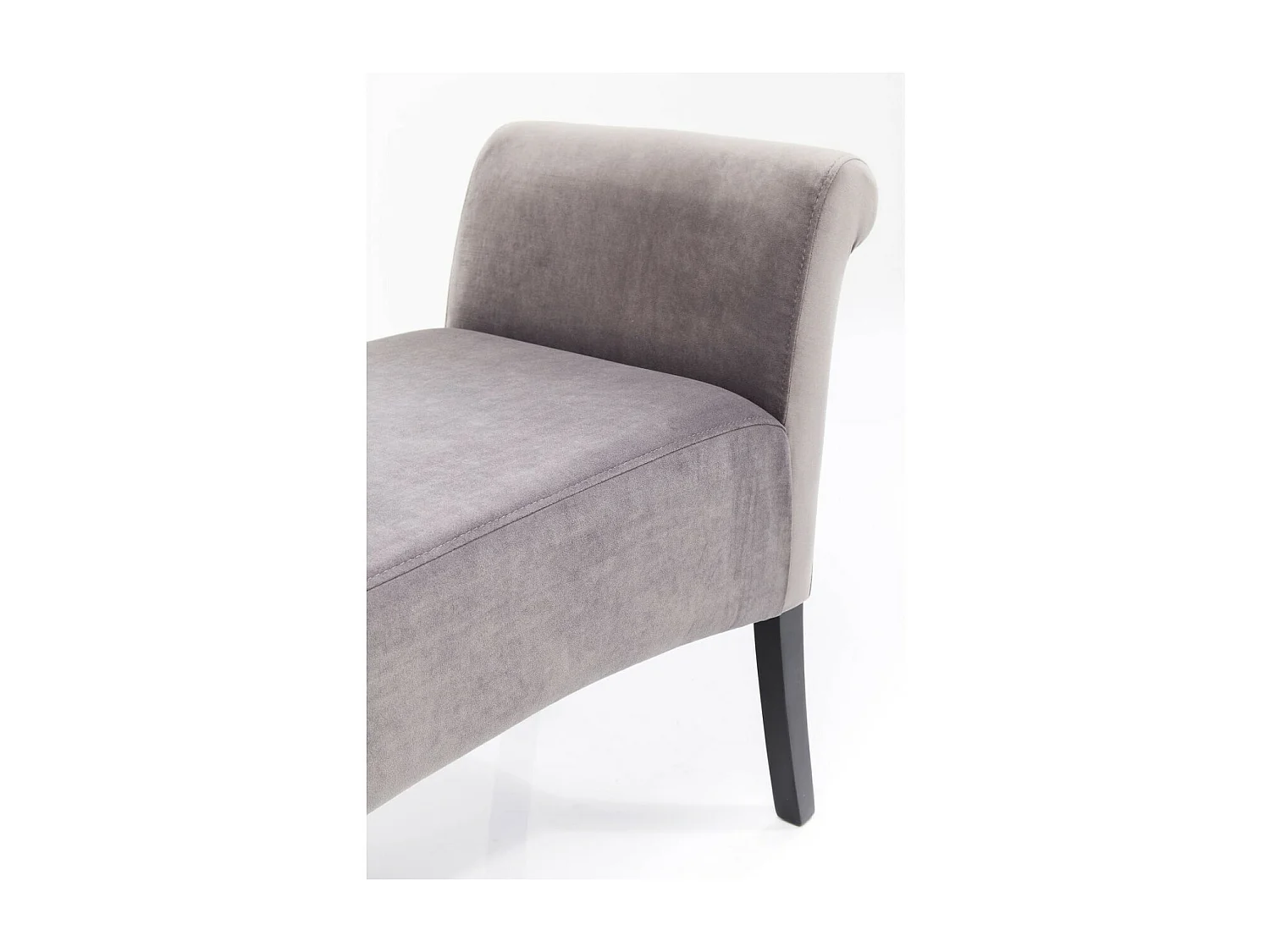 Banquette Motley Velvet Silvergrey