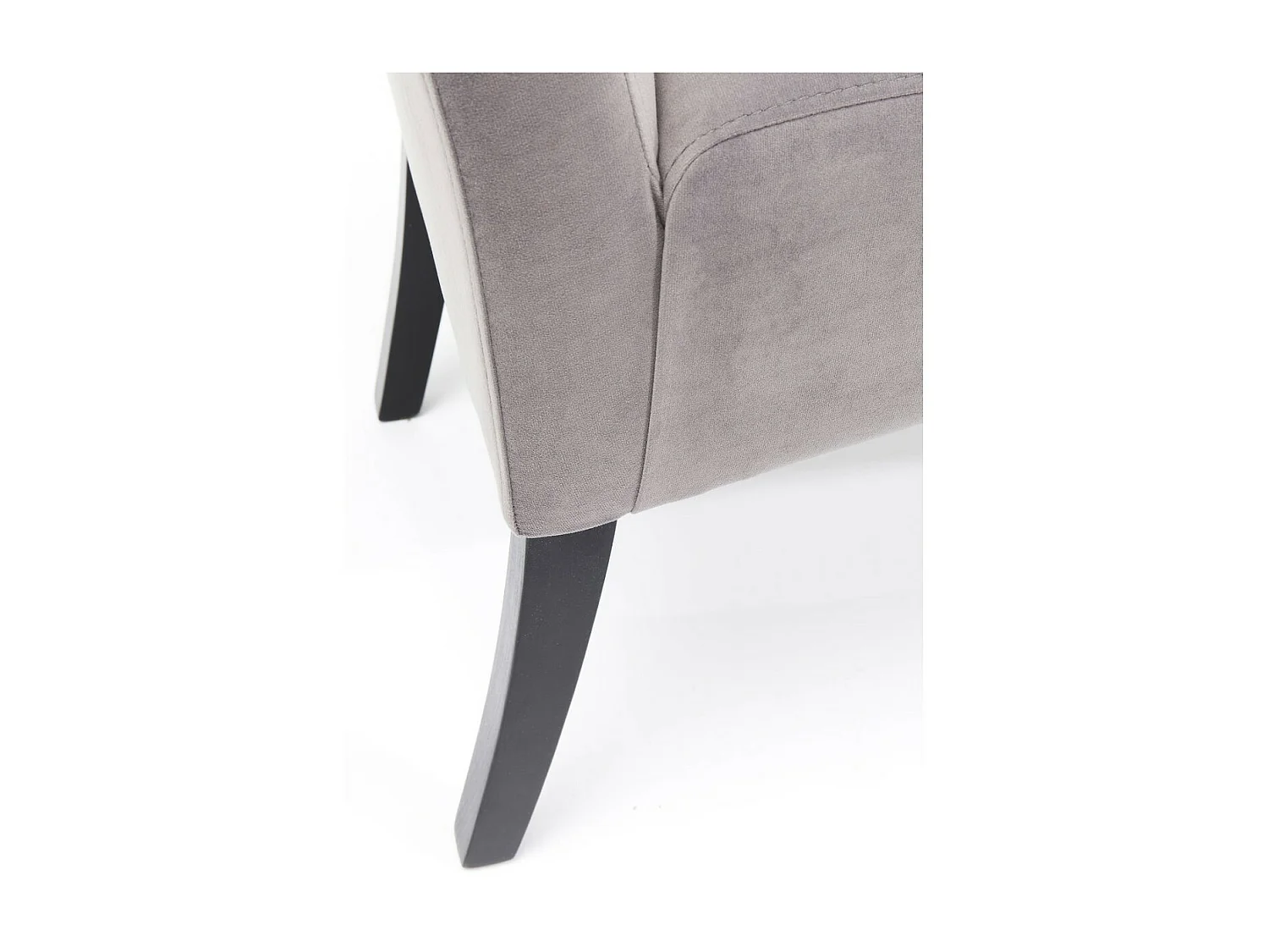 Banquette Motley Velvet Silvergrey