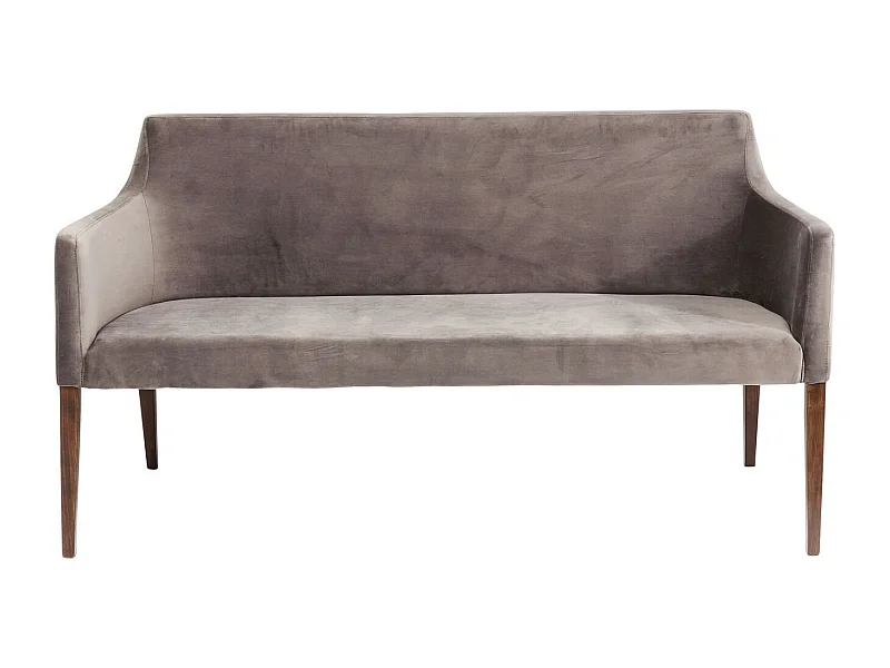 Bank Mode Velvet Grau