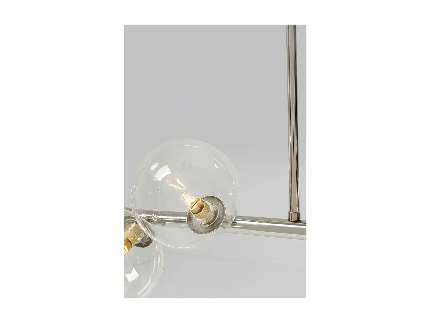 Suspension Scala Balls chromé 155cm