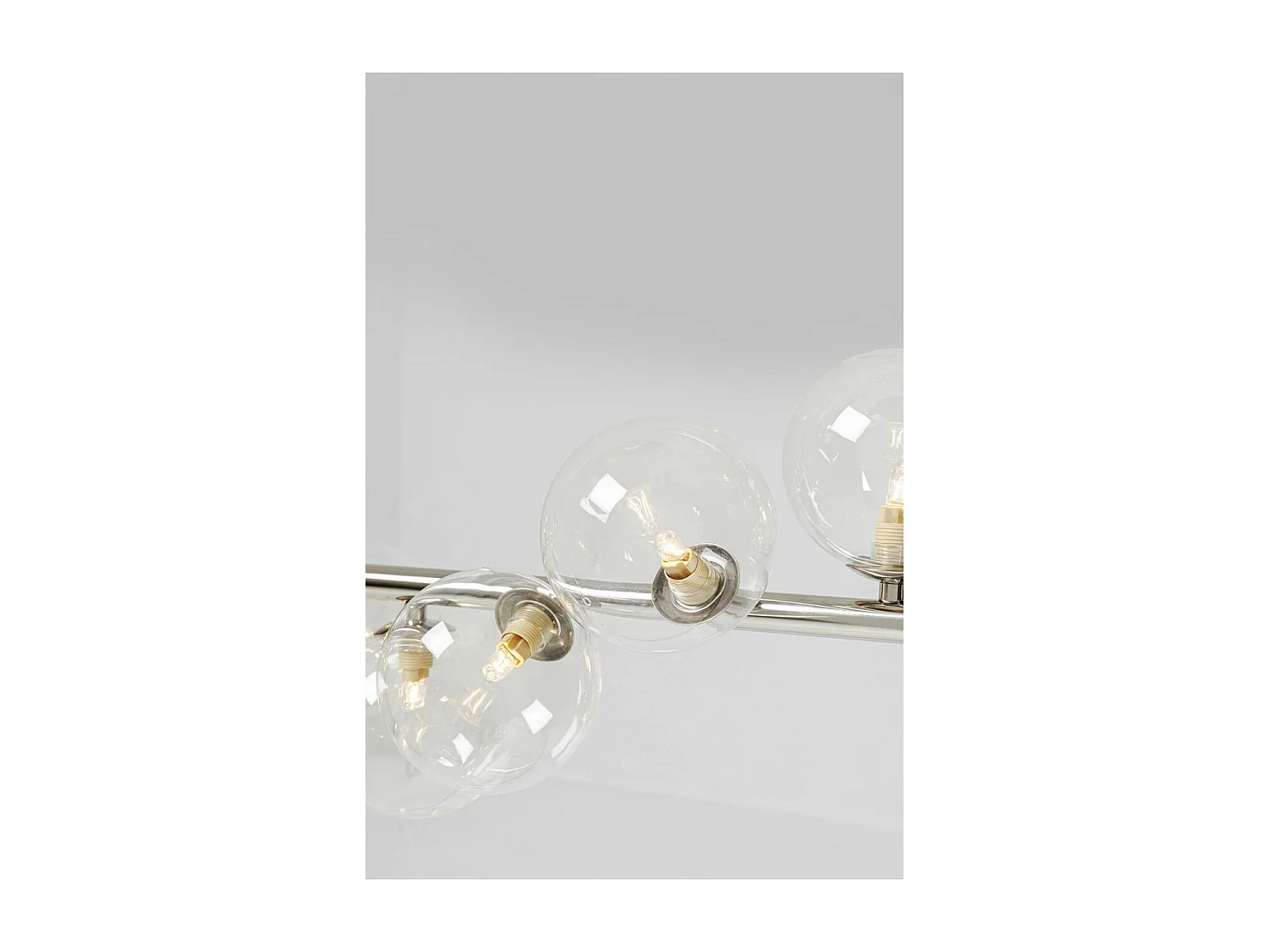 Suspension Scala Balls chromé 155cm