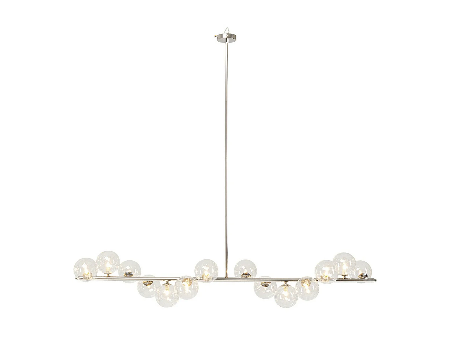 Suspension Scala Balls chromé 155cm