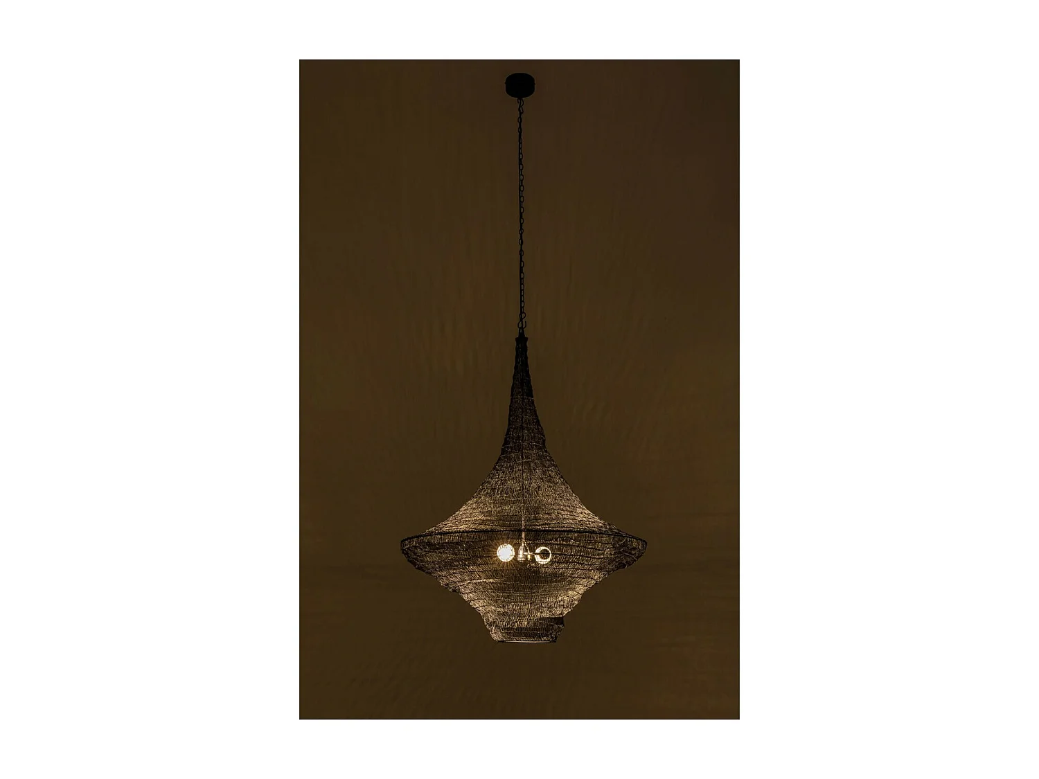 Hängeleuchte Cocoon Schwarz Ø89cm