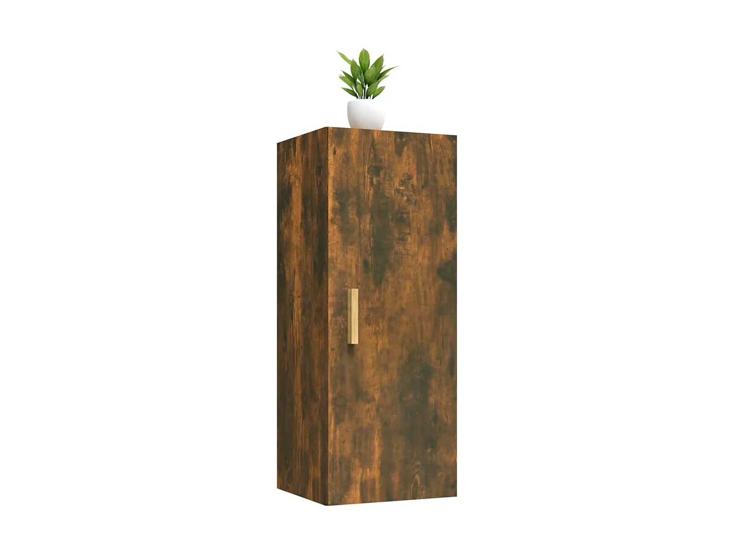 Armoire murale Chêne fumé 34,5x34x90 cm Bois d'ingénierie OLA2000