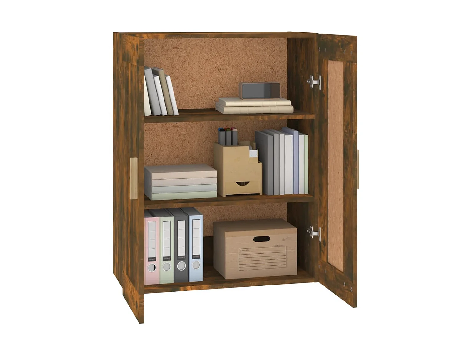 Wandschrank,Wandhängeschrank Räuchereiche 69,5x32,5x90 cm Holzwerkstoff -gkd791849