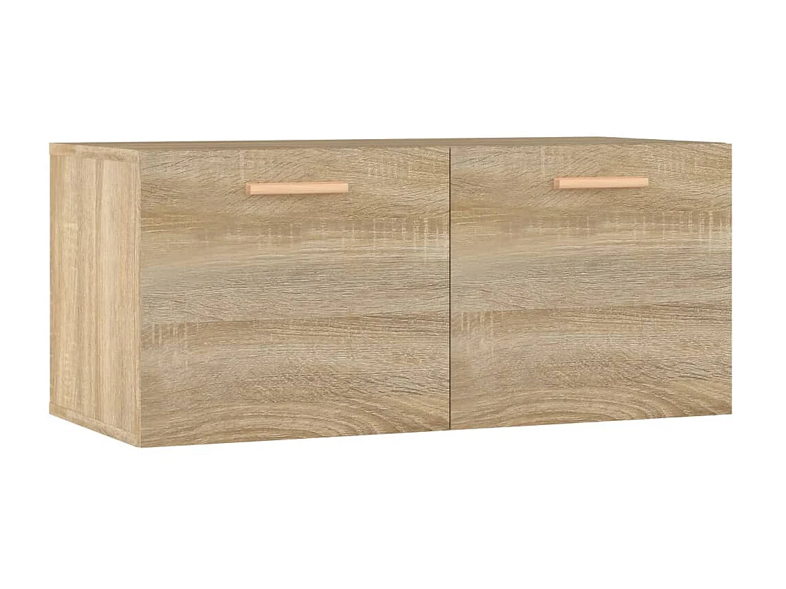 Wandschrank,Wandhängeschrank Sonoma-Eiche 80x35x36,5 cm Holzwerkstoff -gkd618484