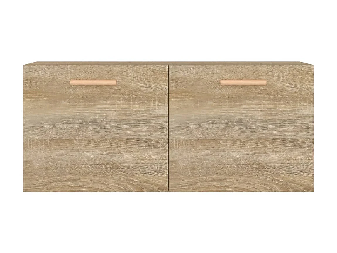 Wandschrank,Wandhängeschrank Sonoma-Eiche 80x35x36,5 cm Holzwerkstoff -gkd618484