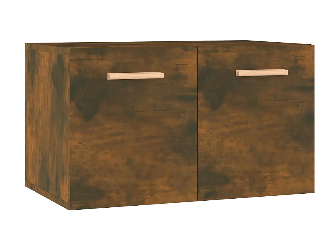 Wandschrank,Wandhängeschrank Räuchereiche 60x36,5x35 cm Holzwerkstoff -gkd432927
