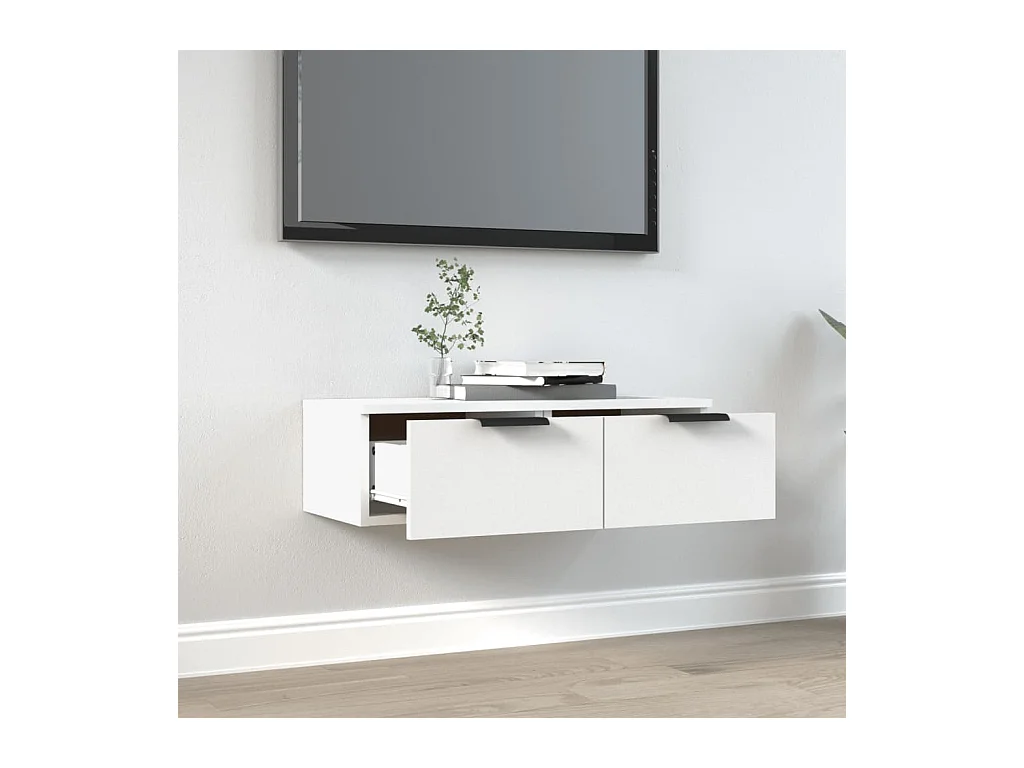 Armoire murale Blanc 68x30x20 cm Bois d'ingénierie OLA8094