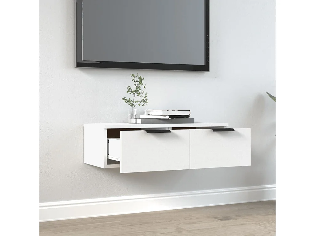 Armoire murale Blanc 68x30x20 cm Bois d'ingénierie OLA8094