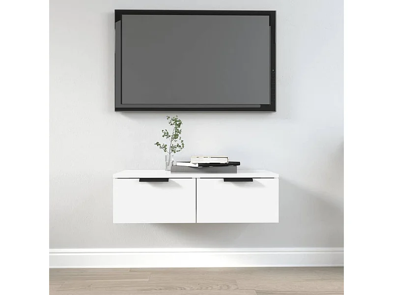 Armoire murale Blanc 68x30x20 cm Bois d'ingénierie OLA8094