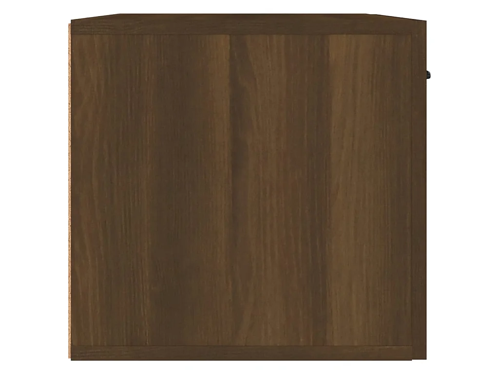 Wandschrank,Wandhängeschrank Braun Eichen-Optik 60x36,5x35 cm Holzwerkstoff -gkd739580