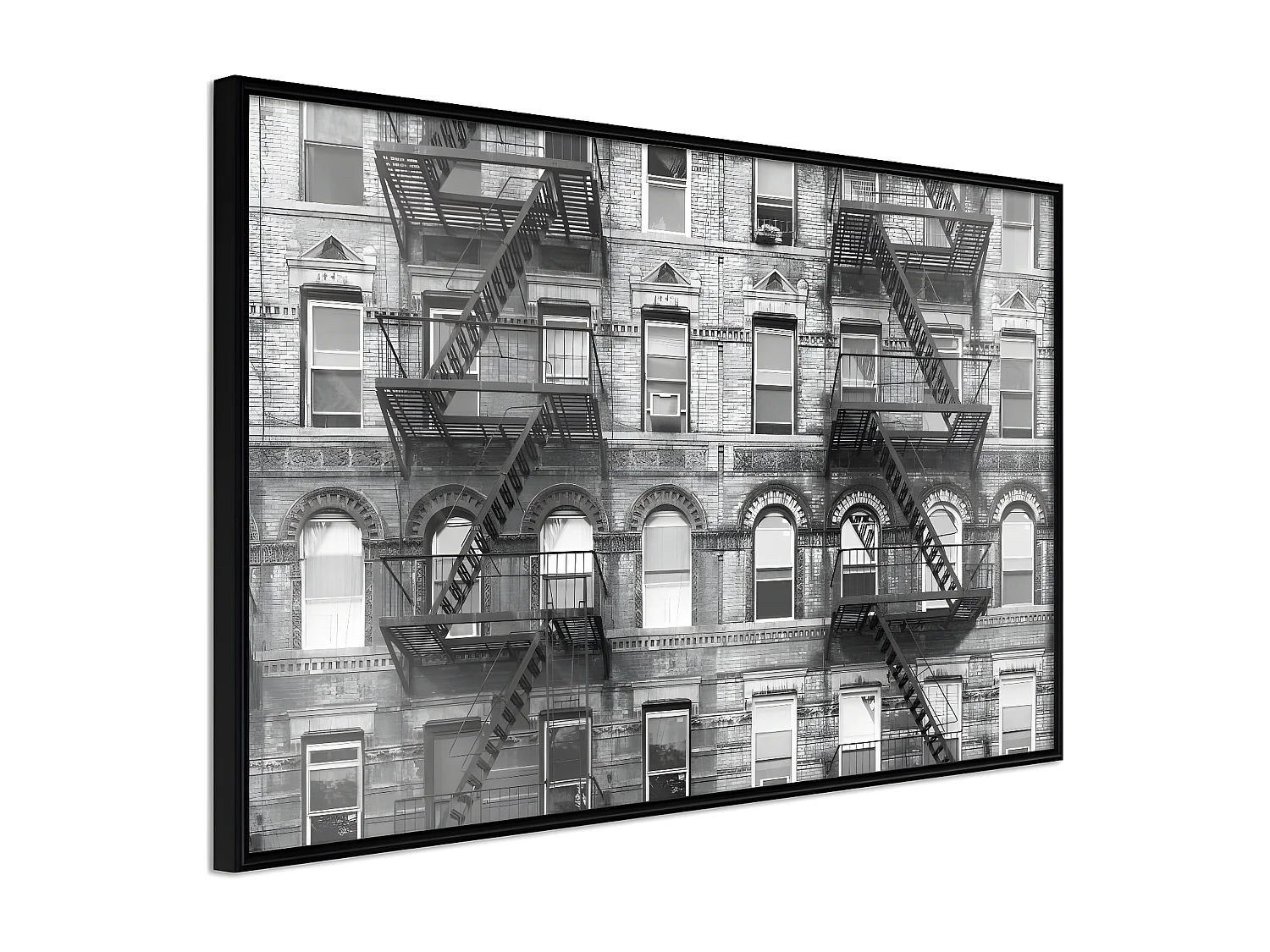 Affiche Murale Encadrée "Strangers" 60 x 40 cm Noir