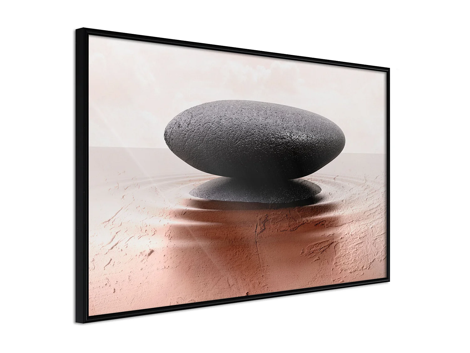 Affiche Murale Encadrée "Balance" 60 x 40 cm Noir