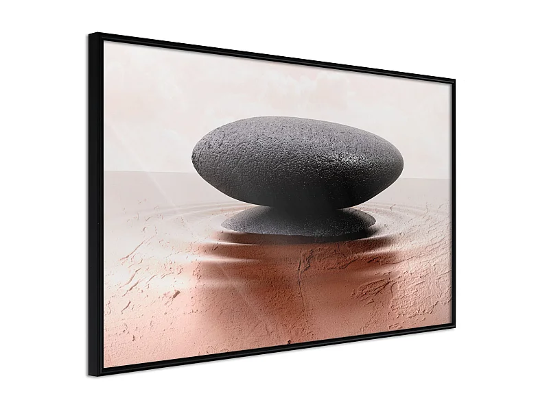 Affiche Murale Encadrée "Balance" 30 x 20 cm Noir