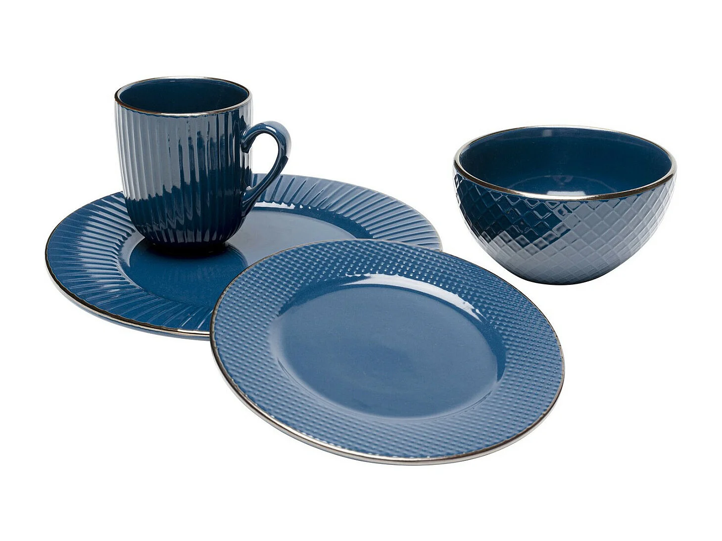 Piatto Muse blu Ø20cm