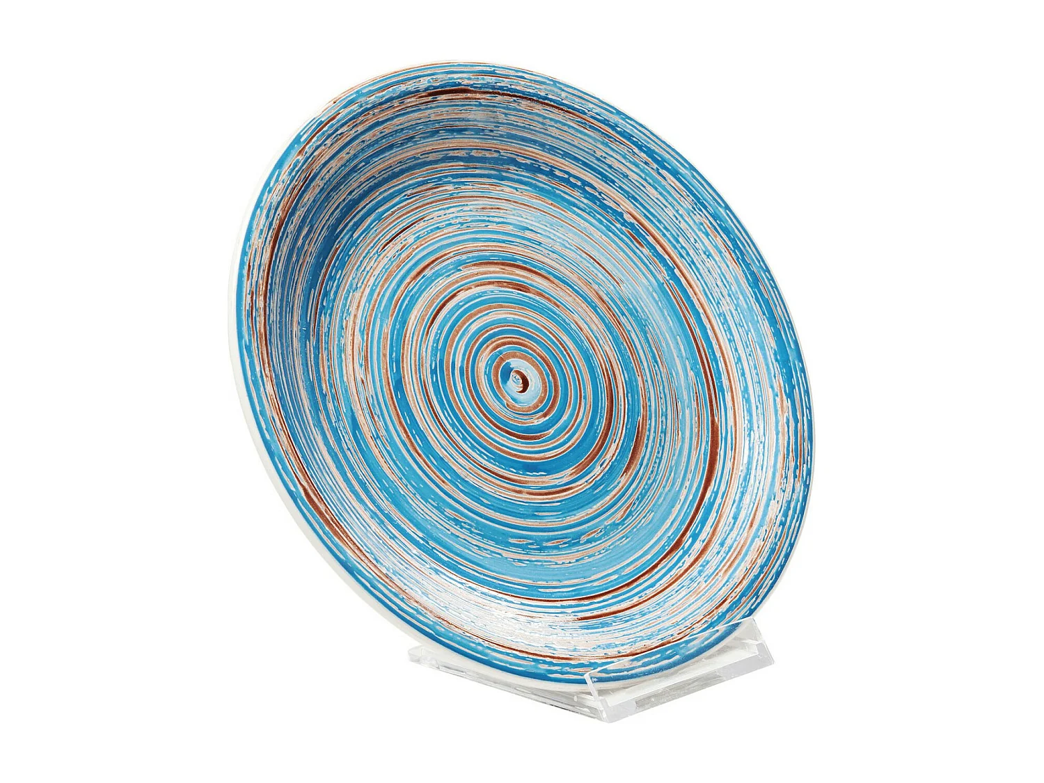 Teller Swirl Blau Ø19cm