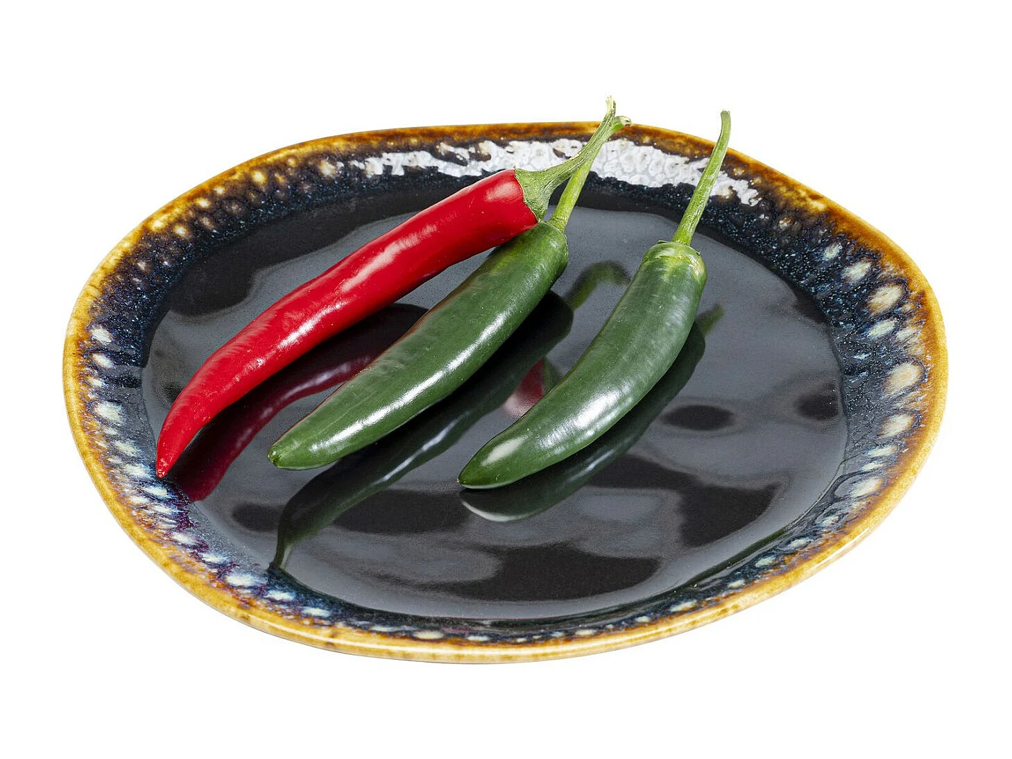 Assiette Lio bleu nuit Ø20cm