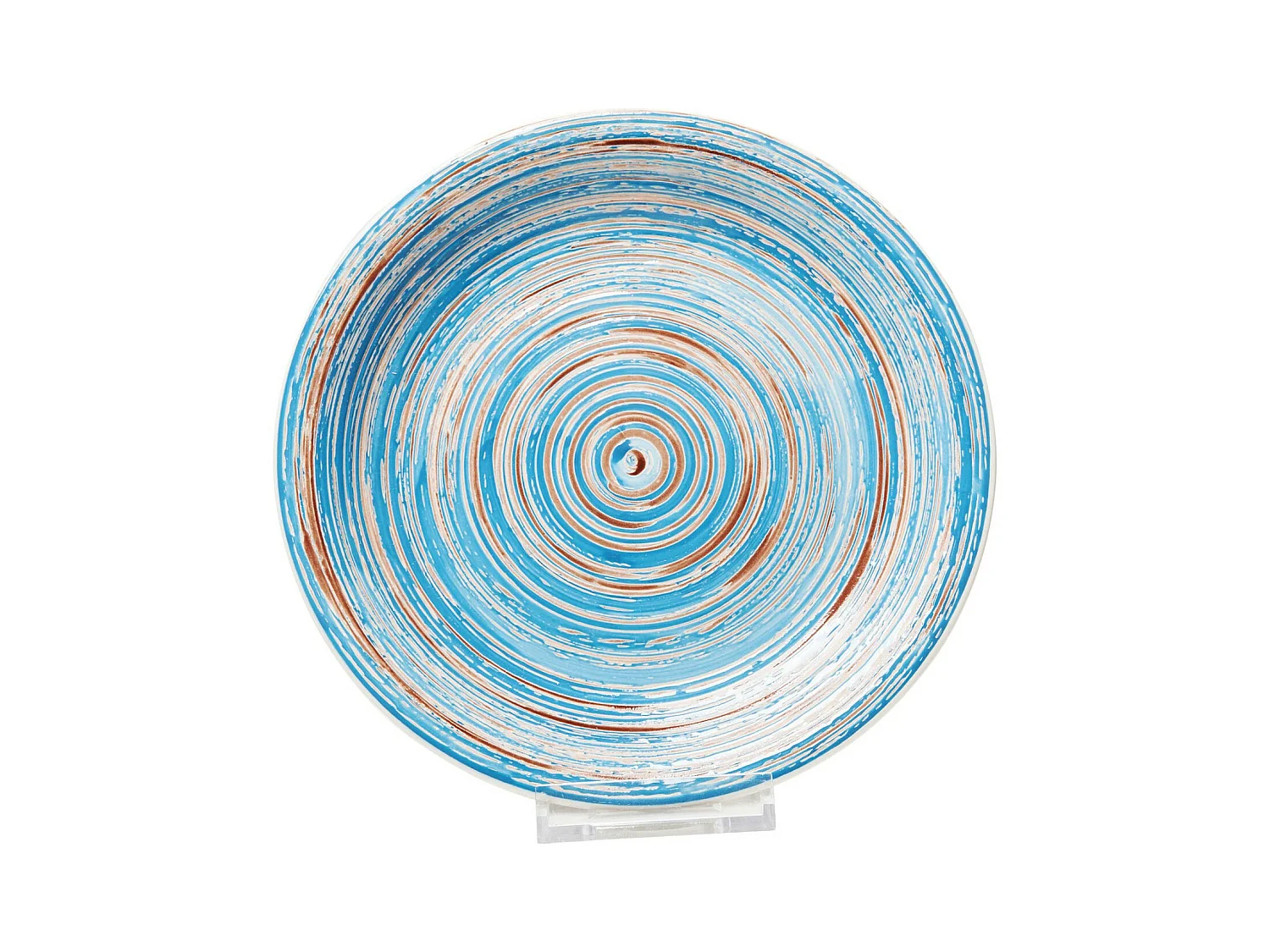 Assiette Swirl Blue Ø27cm