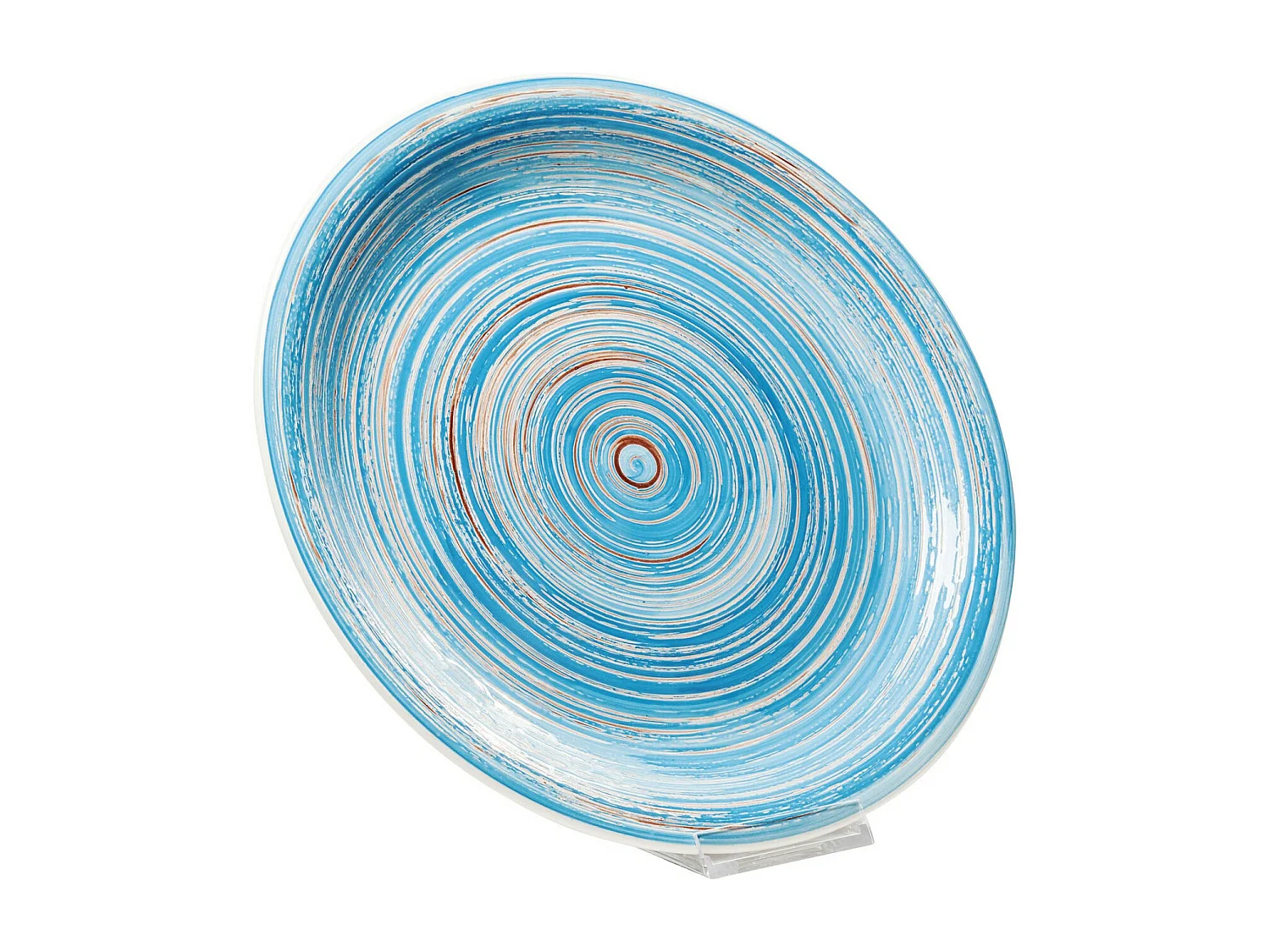 Assiette Swirl Blue Ø27cm