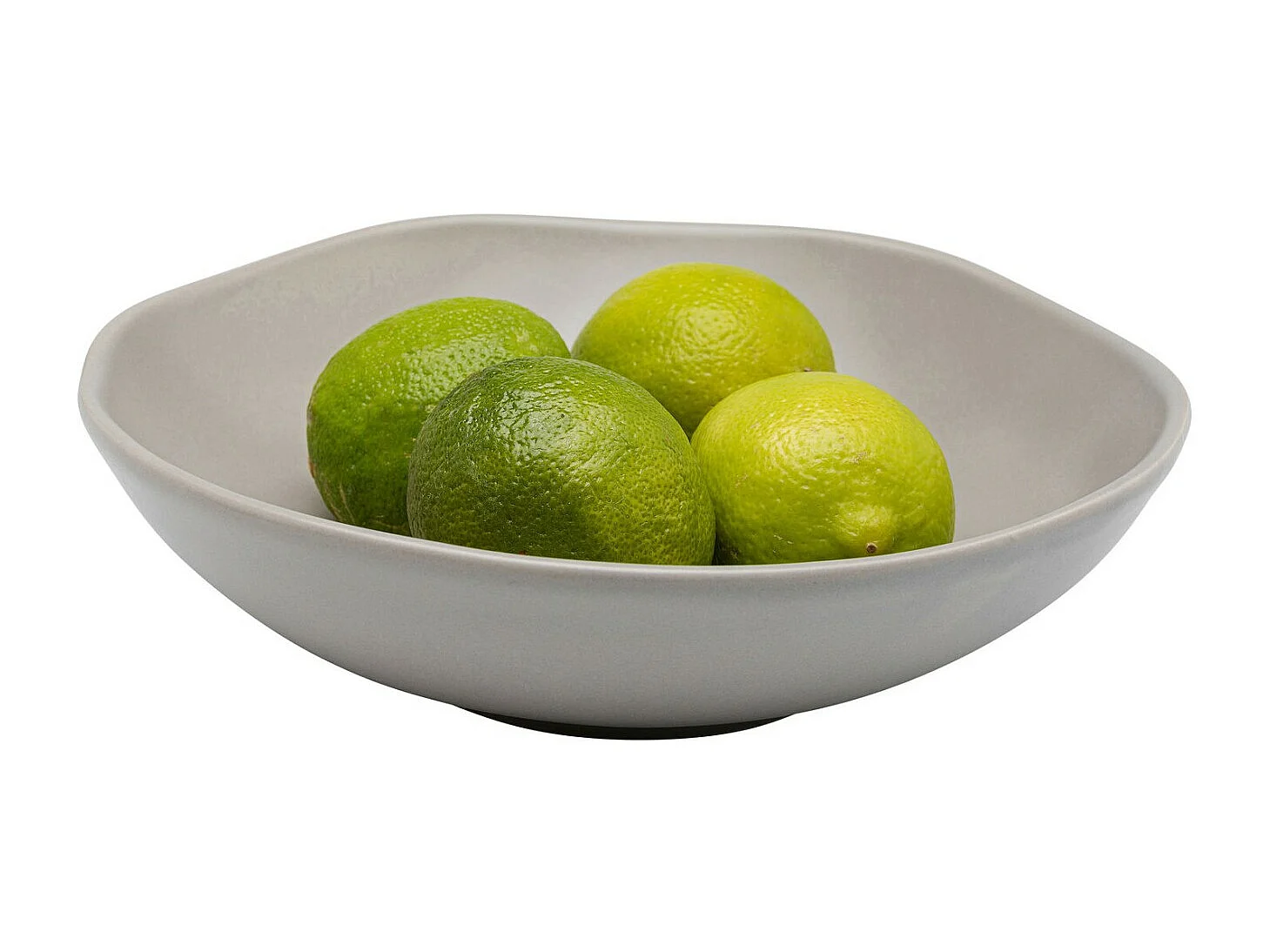 Assiette creuse Organic gris Ø21cm