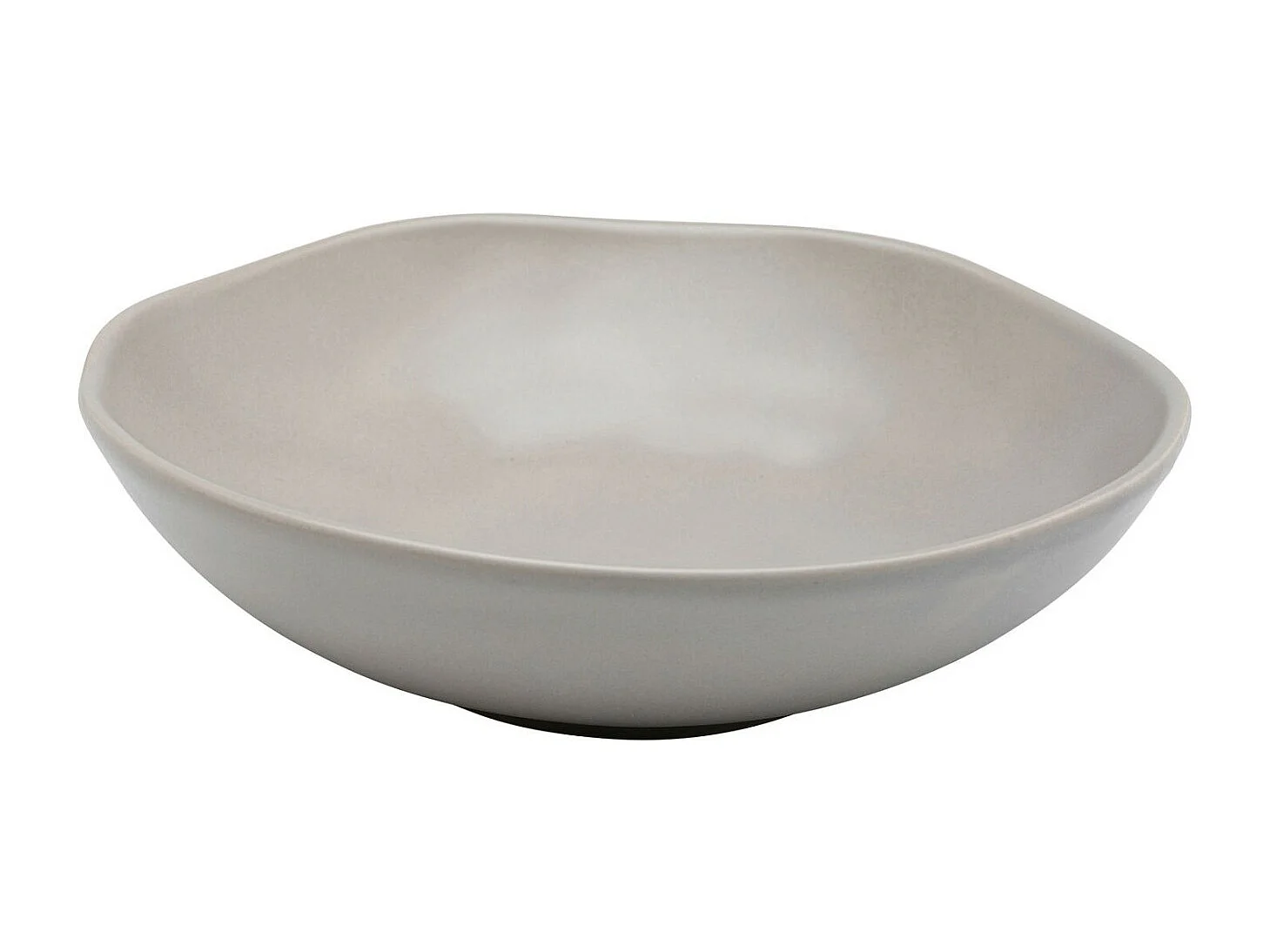 Assiette creuse Organic gris Ø21cm