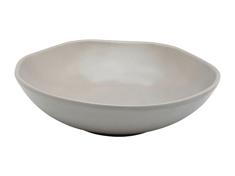 Assiette creuse Organic gris Ø21cm