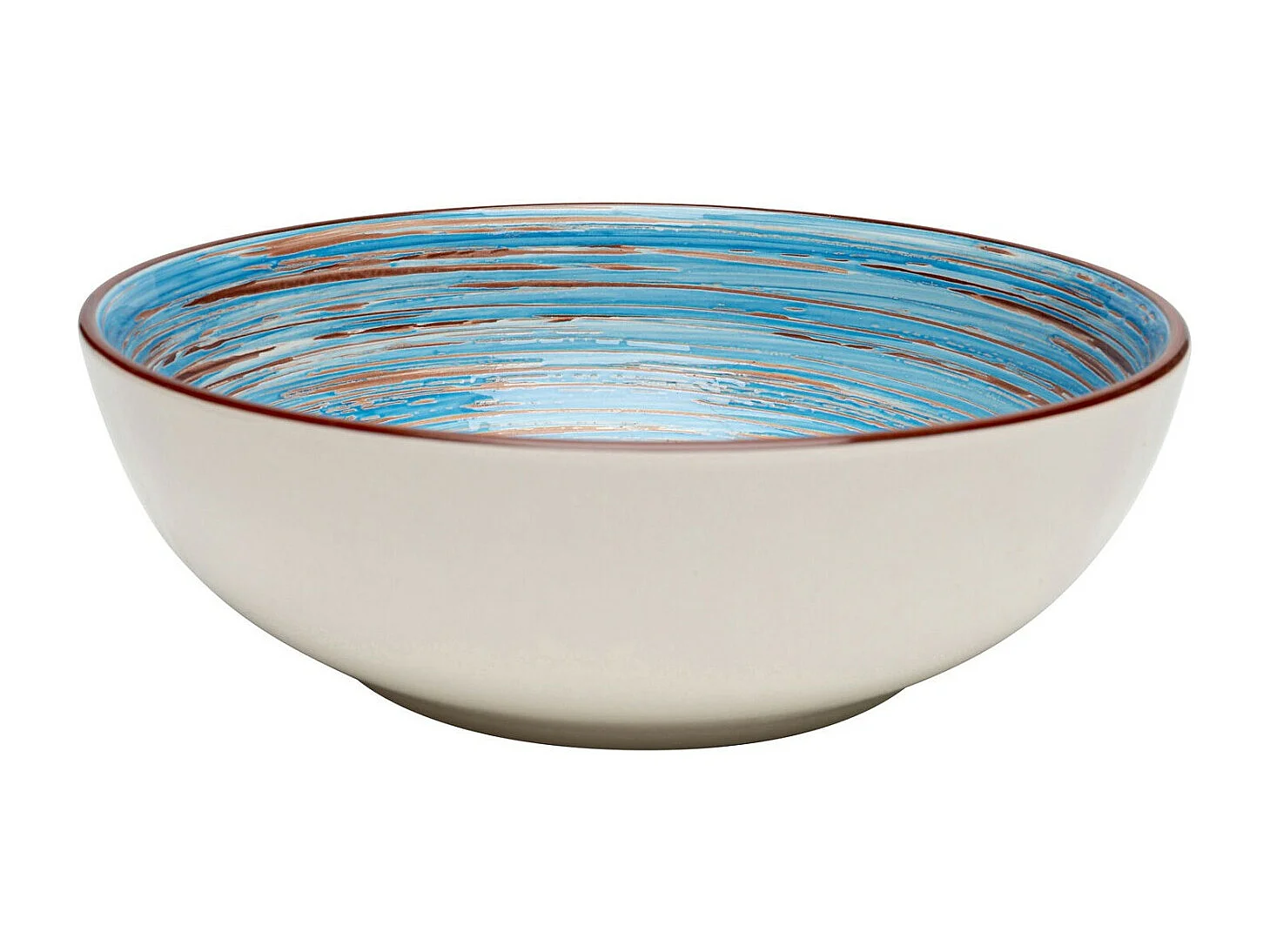 Schüssel Swirl Blau Ø22cm