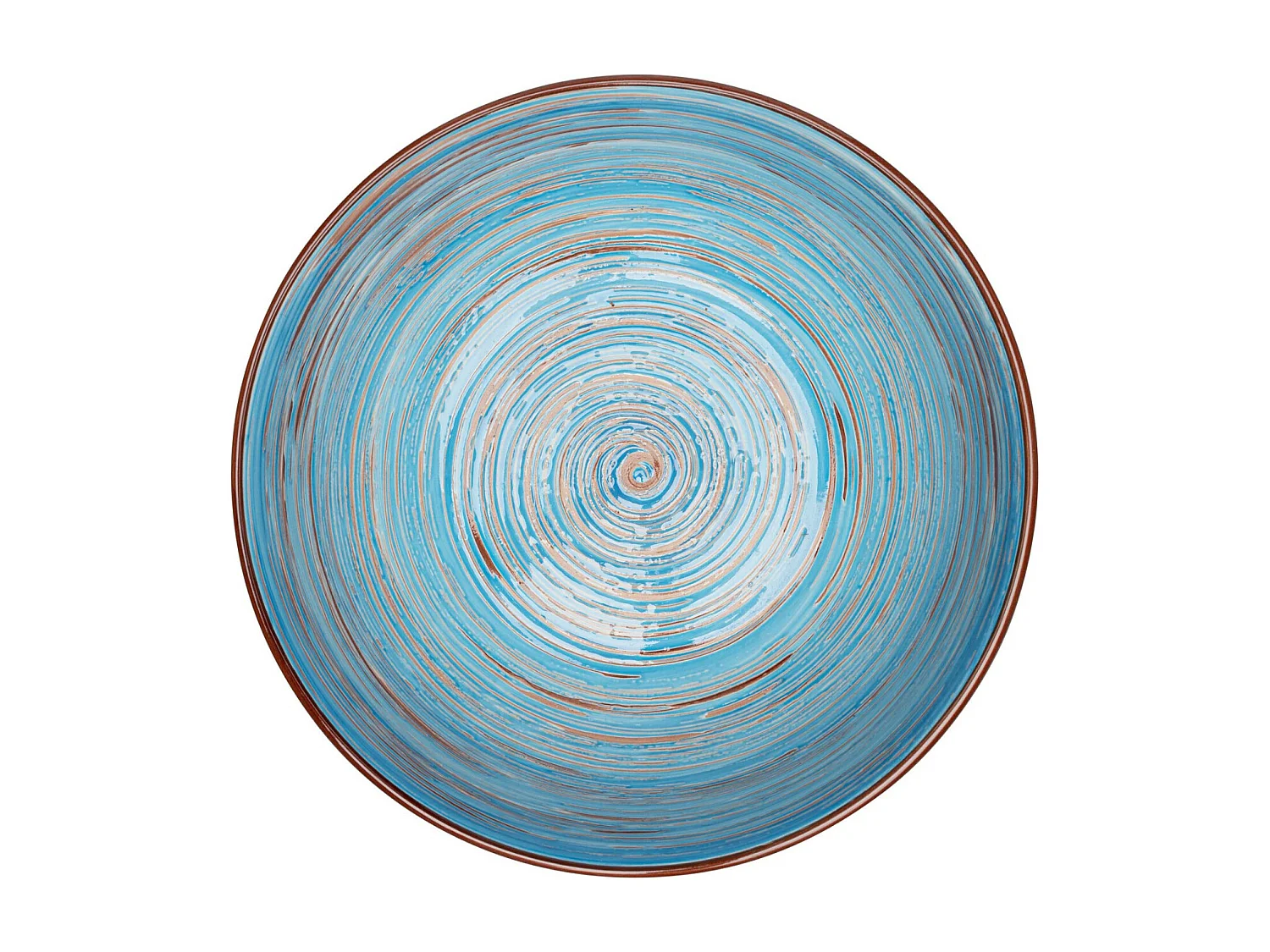Schüssel Swirl Blau Ø22cm