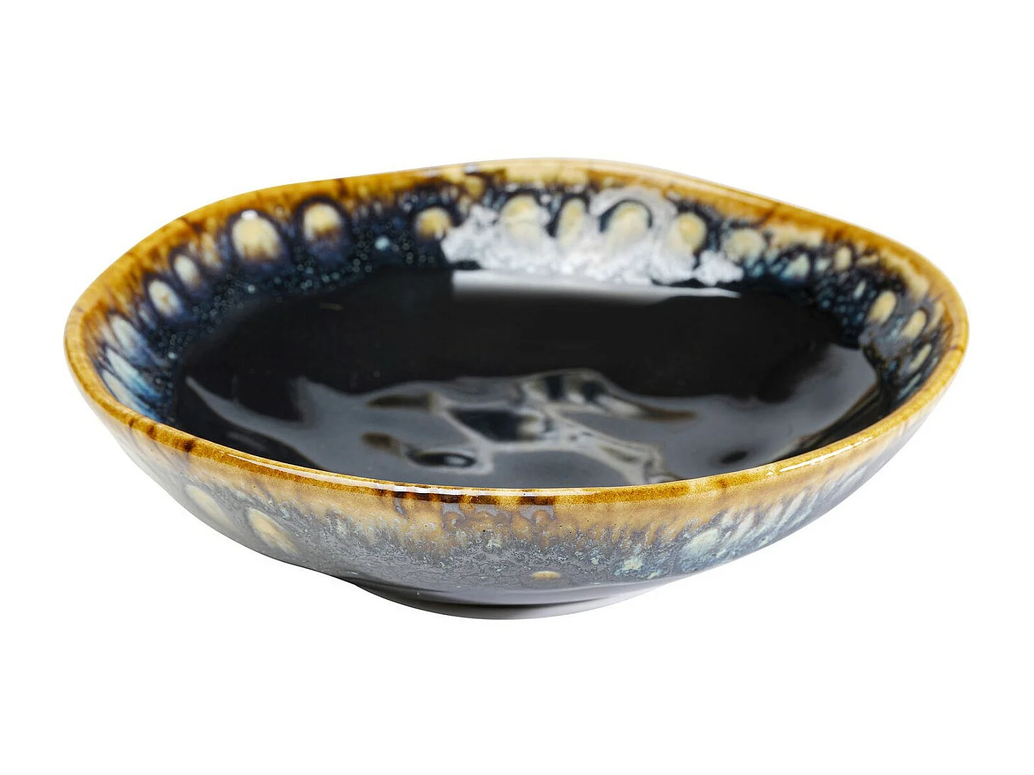 Assiette creuse Lio bleu nuit Ø20cm