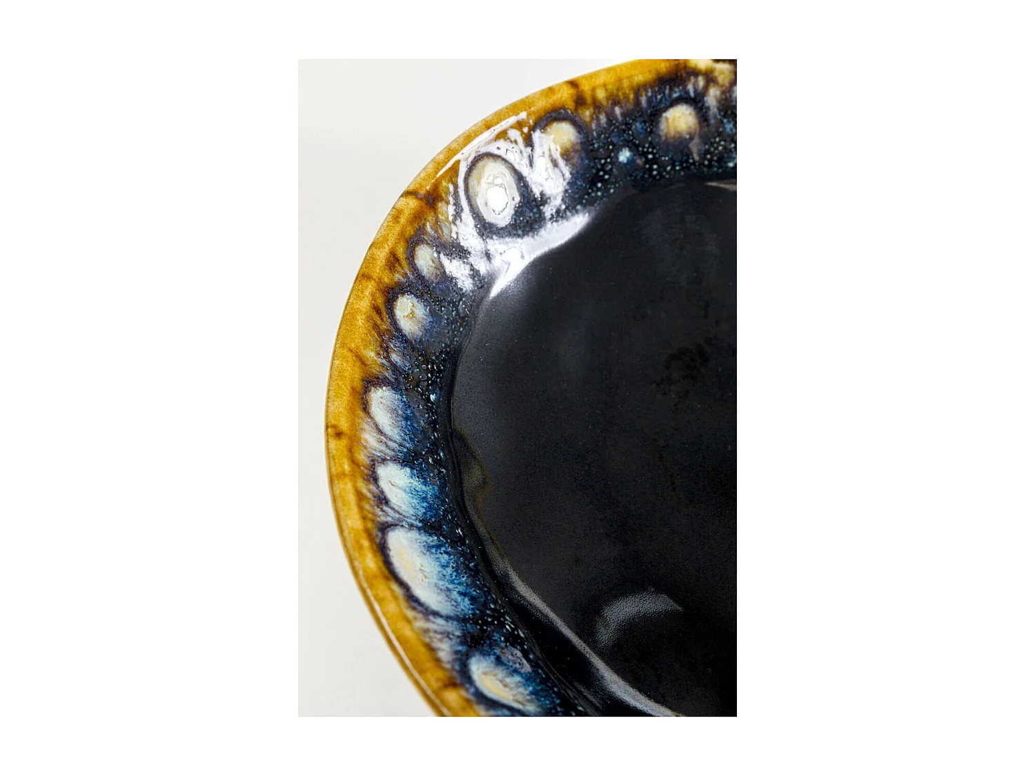 Assiette creuse Lio bleu nuit Ø20cm