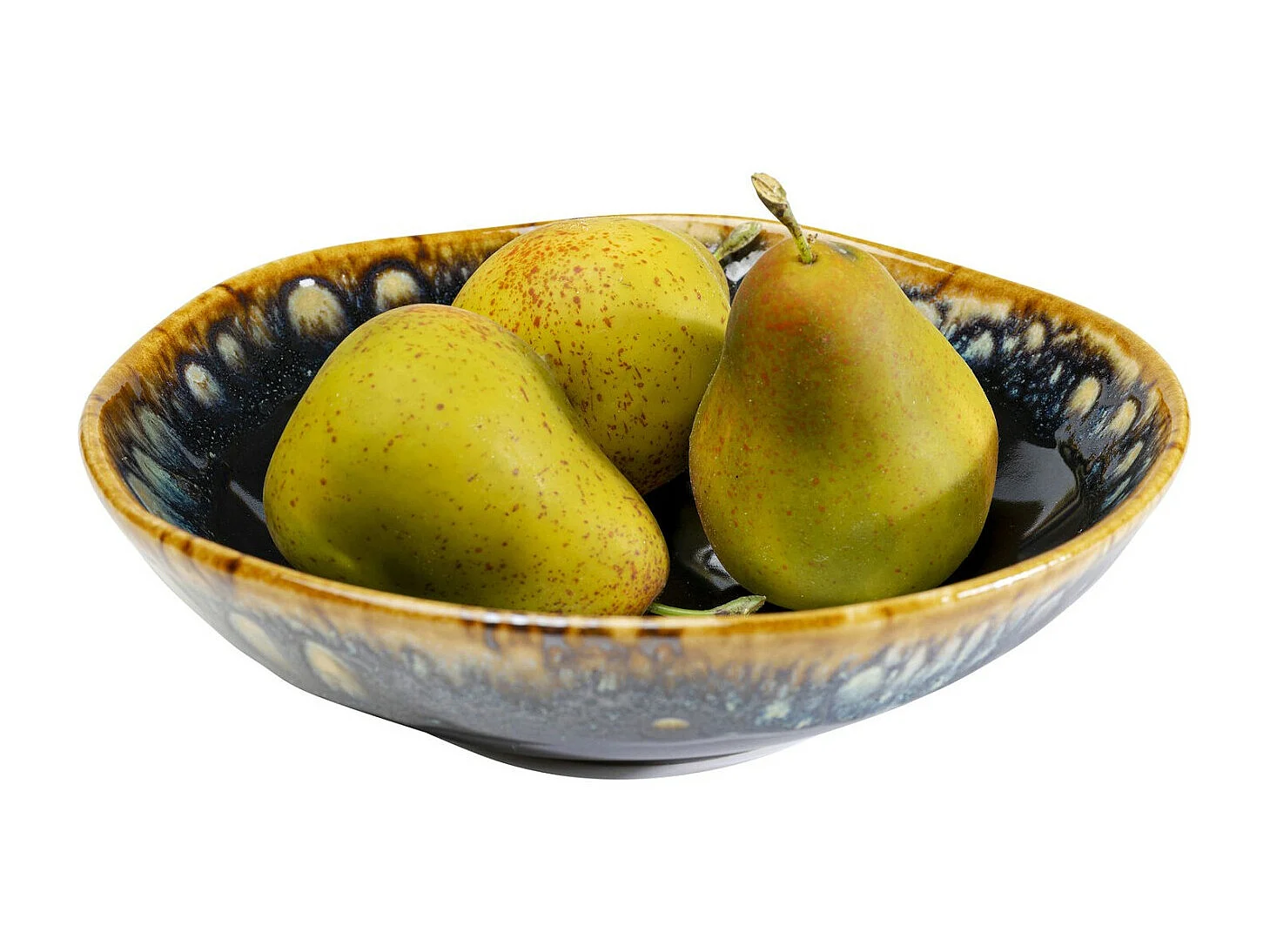 Assiette creuse Lio bleu nuit Ø20cm