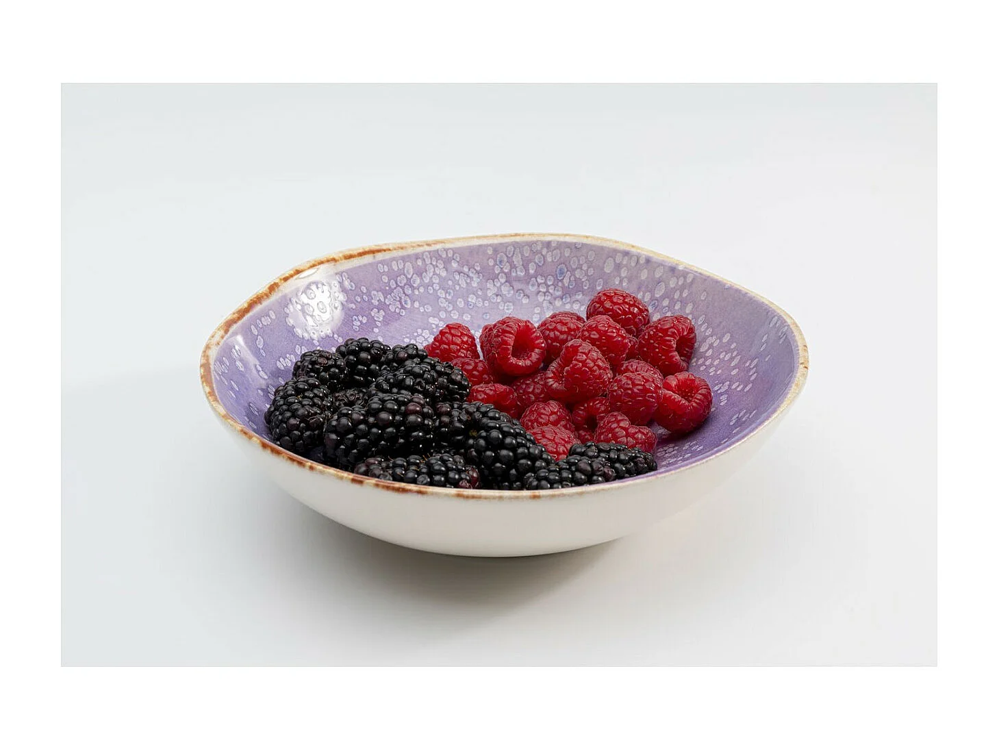 Assiette creuse Shirley violet Ø21cm