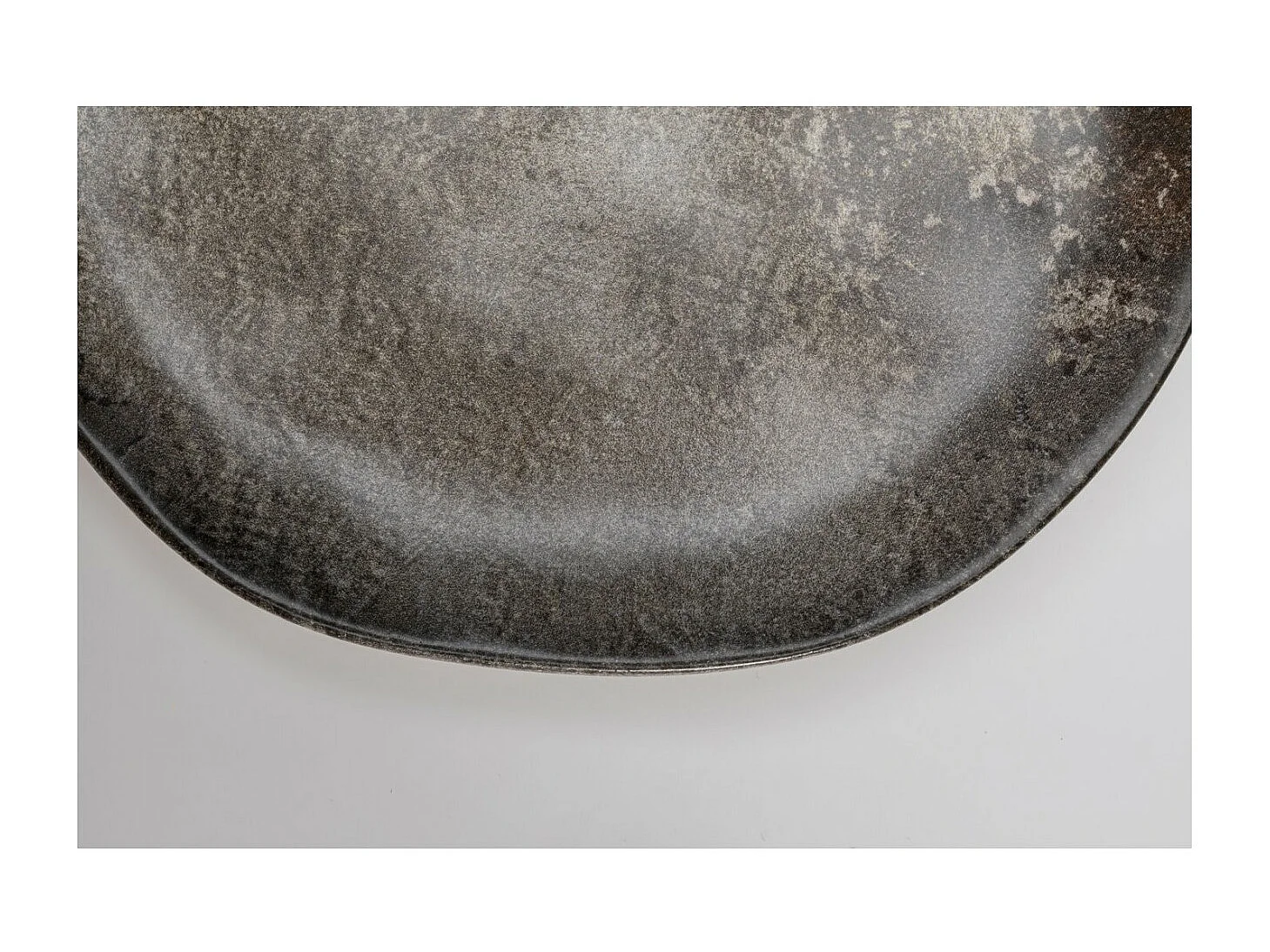 Piatto Savannah marrone/grigio opaco Ø26cm