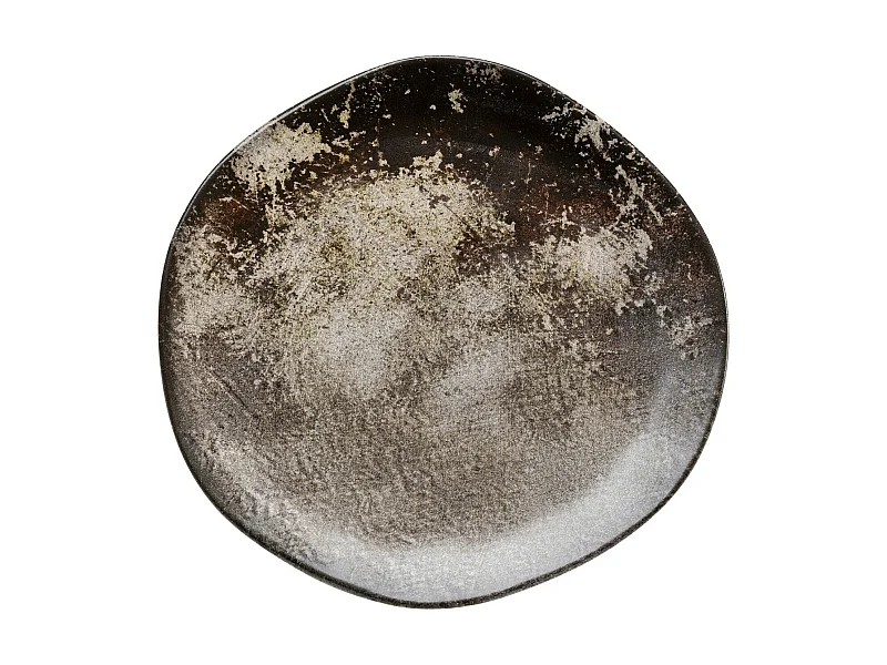 Assiette Savannah marron/gris Ø26cm