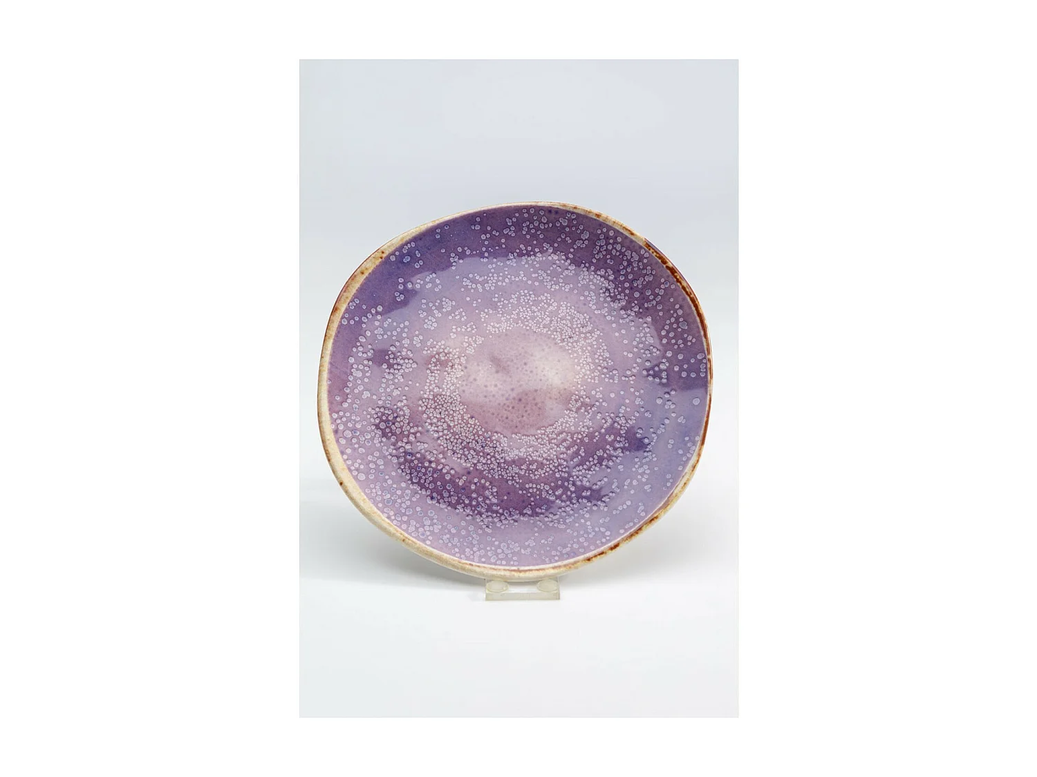 Assiette Shirley violet Ø21cm