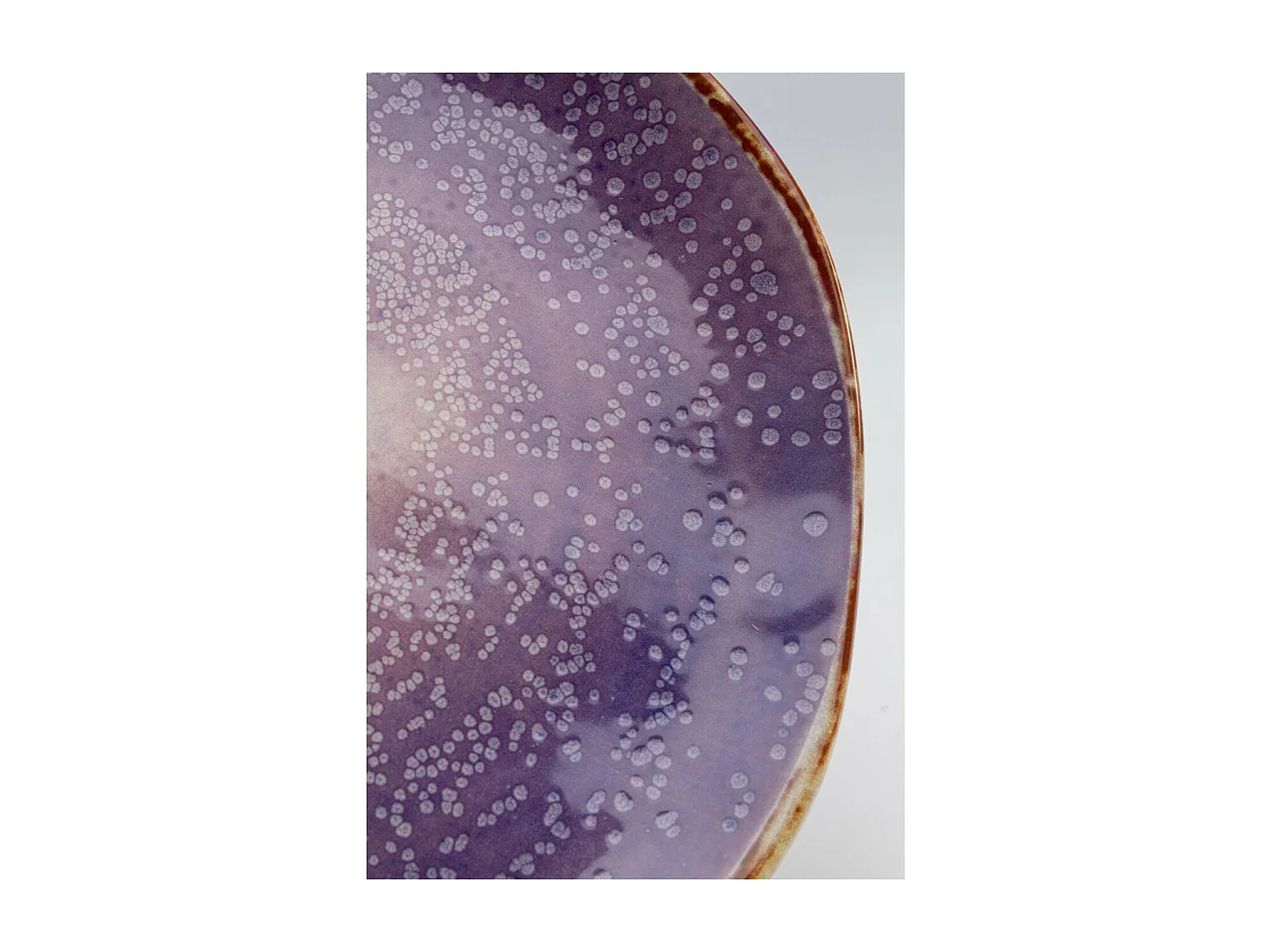 Assiette Shirley violet Ø21cm