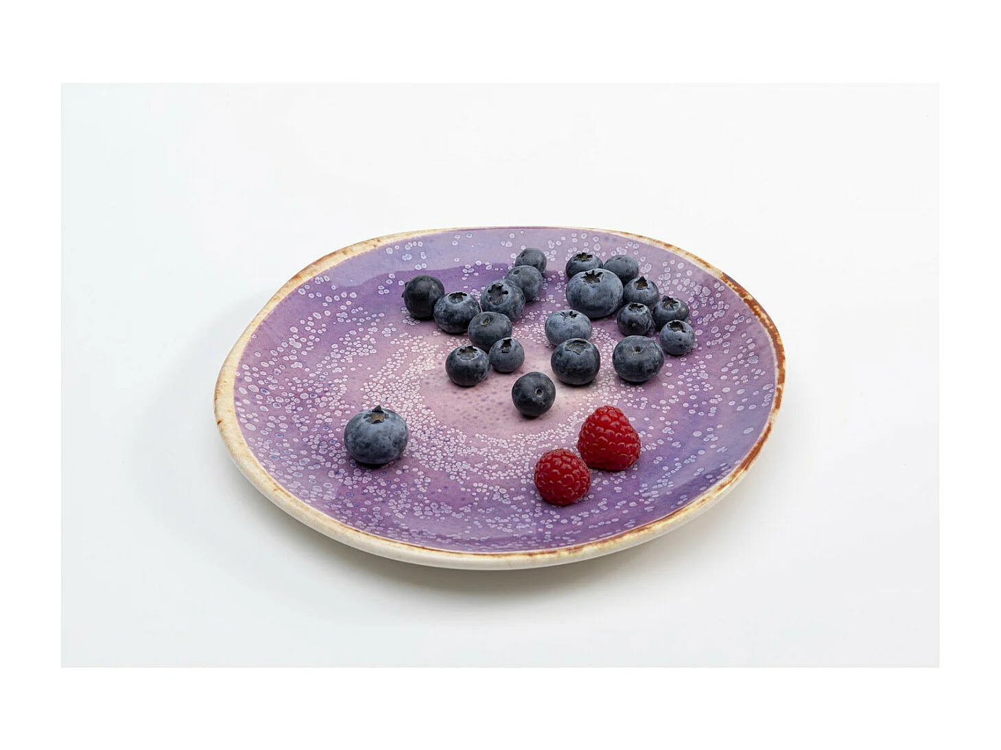 Assiette Shirley violet Ø21cm