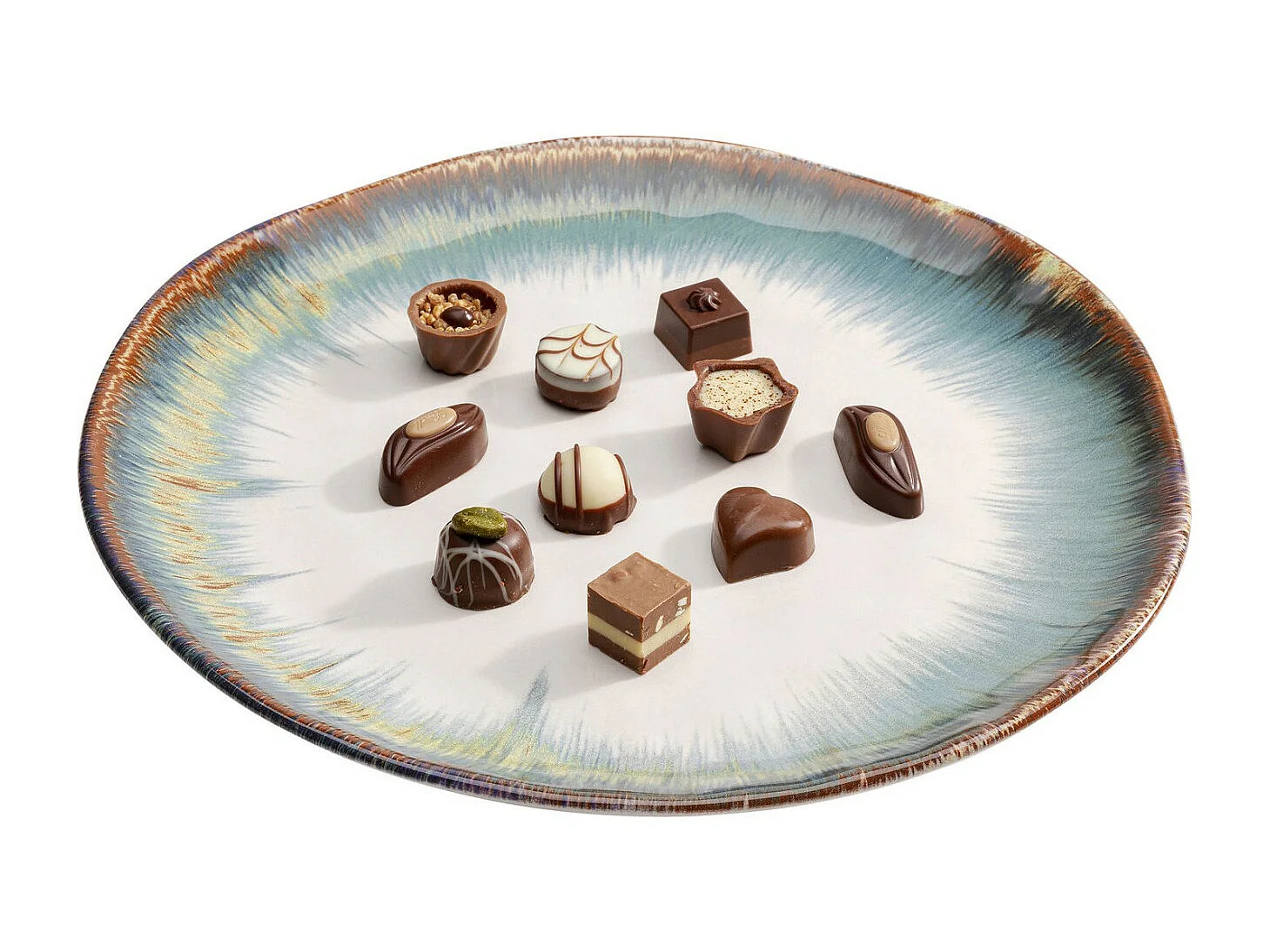 Assiette Laguna bleu Ø26cm