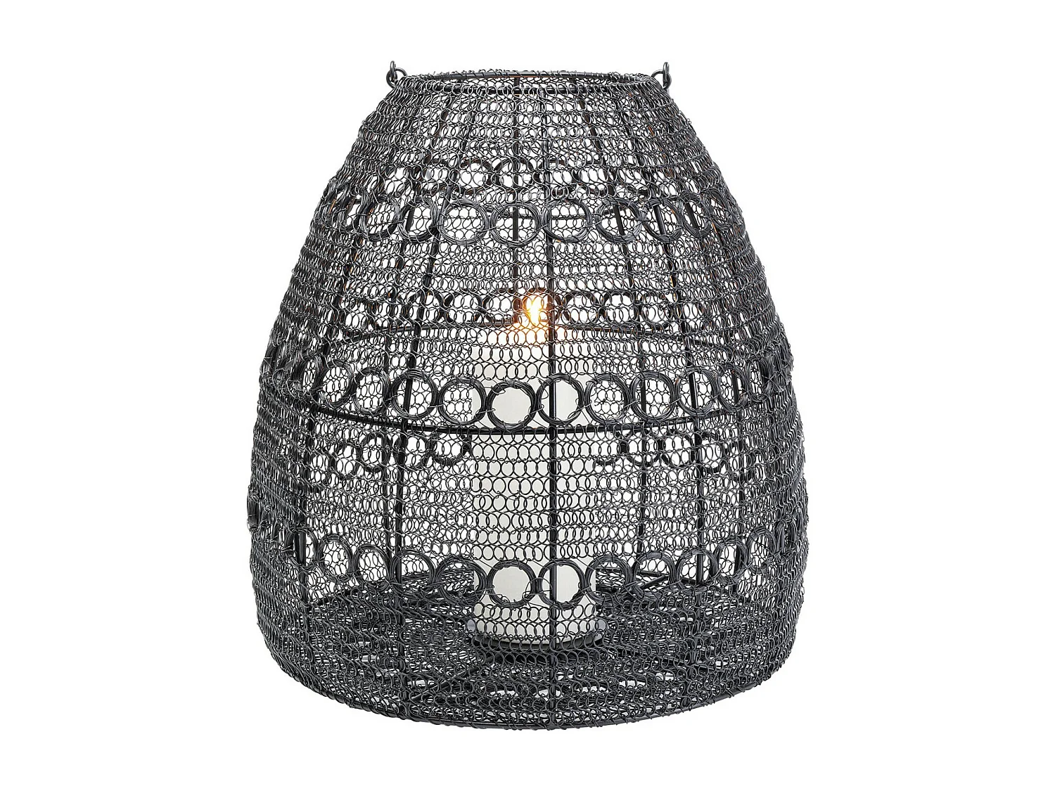 Lanterne Hayat noir 37cm