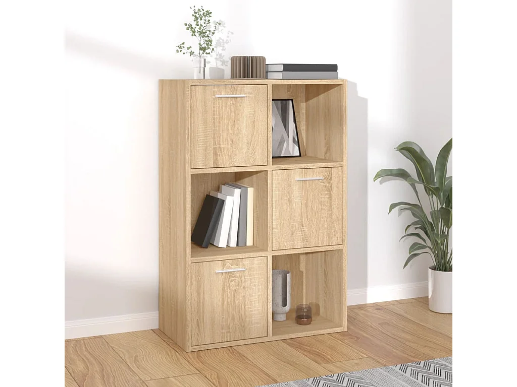 Armoire de rangementt Chêne sonoma 60x29,5x90 cm Aggloméré SBC2740