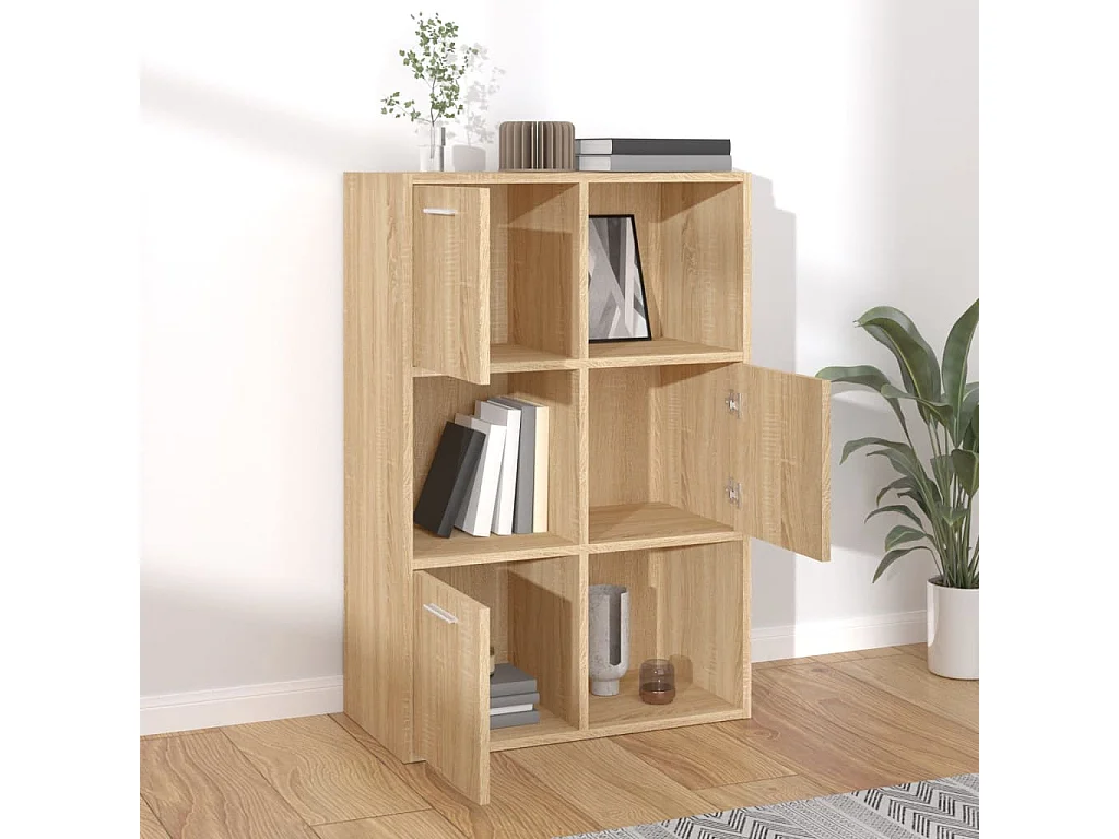 Armoire de rangementt Chêne sonoma 60x29,5x90 cm Aggloméré SBC2740