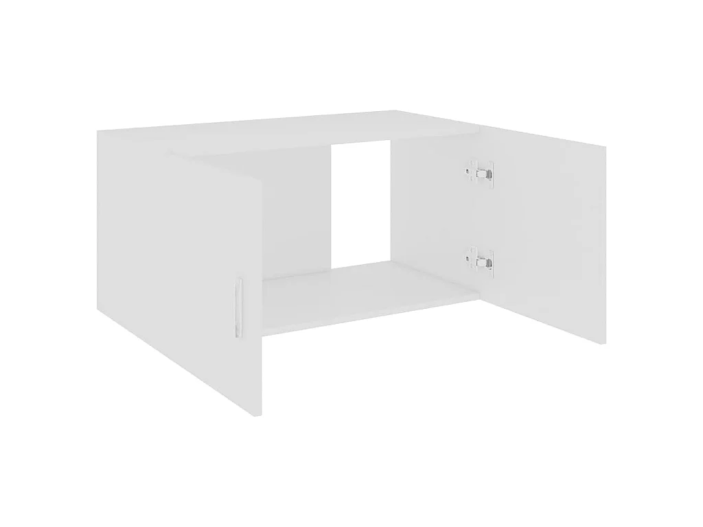 Wandschrank,Wandhängeschrank Weiß 80 x 39 x 40 cm Holzwerkstoff -gkd794030